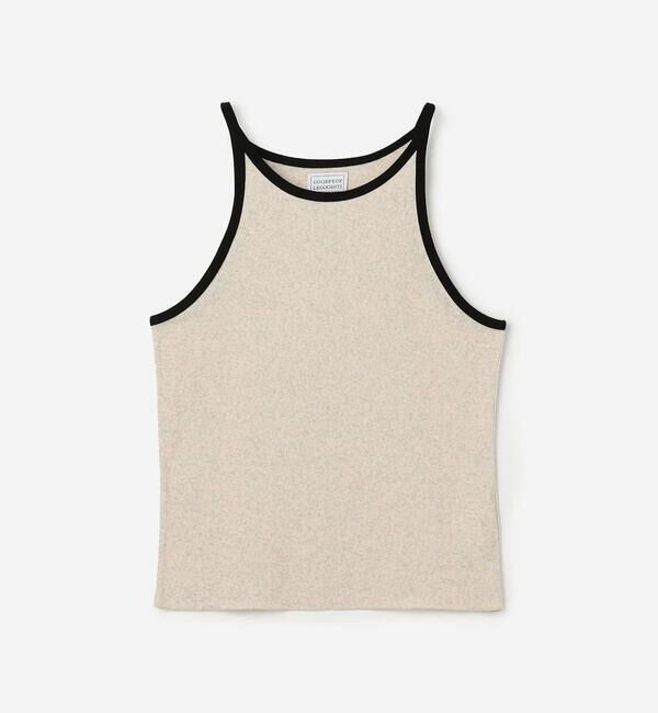  「GOOD PEOPLE GOOD STITCHING GOOD PRODUCT | バイカラートリム キャミソール WOMEN」|Tシャツ・カットソー|