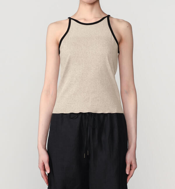  「GOOD PEOPLE GOOD STITCHING GOOD PRODUCT | バイカラートリム キャミソール WOMEN」|Tシャツ・カットソー|