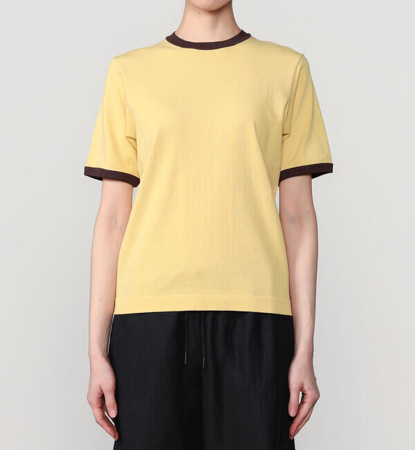  「RYE TENDER | 〈別注〉リンガーニットTシャツ WOMEN」|ニット・セーター|