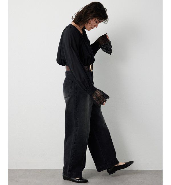  「コットンレースブラウス」|シャツ・ブラウス|