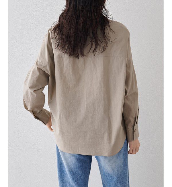 Drawing Numbers「【Drawing Numbers】スキッパーロングスリーブシャツ」|シャツ・ブラウス|