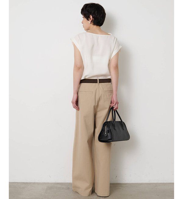  「ドレープノースリーブブラウス」|シャツ・ブラウス|