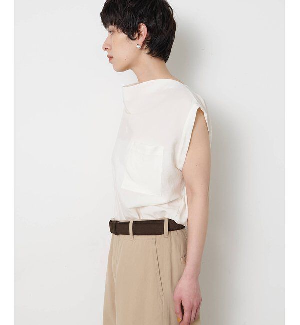  「ドレープノースリーブブラウス」|シャツ・ブラウス|