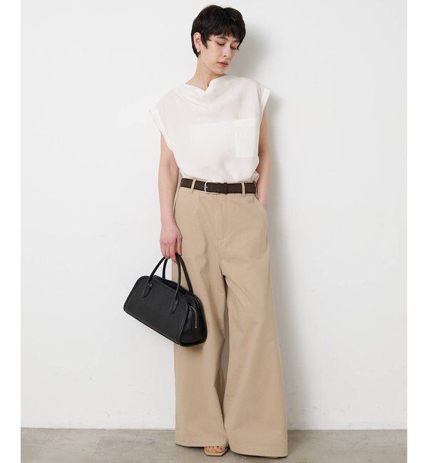  「ドレープノースリーブブラウス」|シャツ・ブラウス|