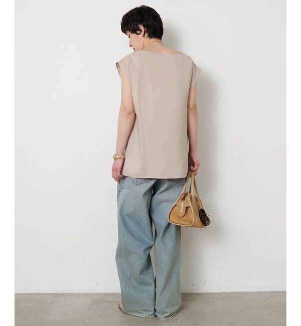  「ドレープノースリーブブラウス」|シャツ・ブラウス|