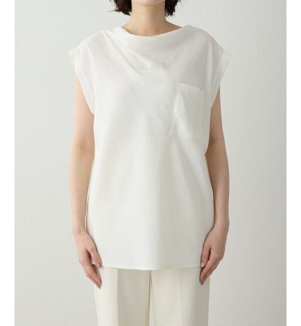  「ドレープノースリーブブラウス」|シャツ・ブラウス|