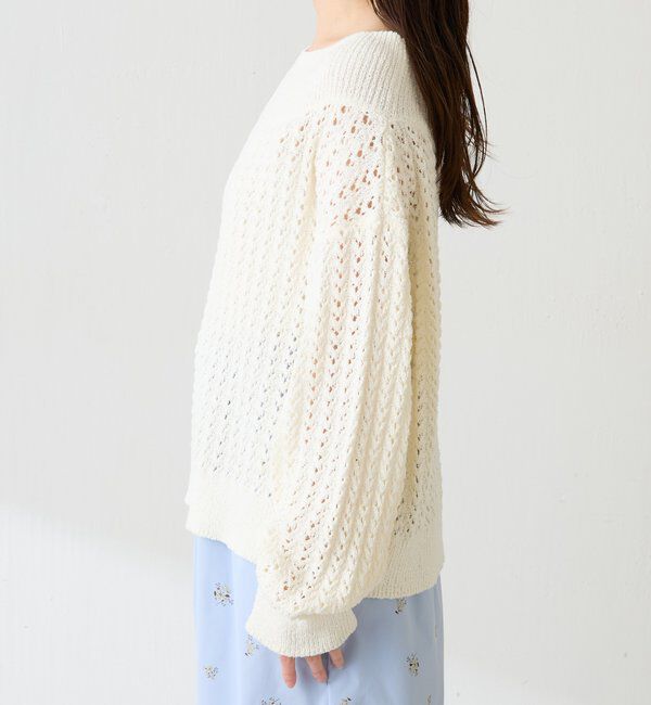  「レースステッチニット」|ニット・セーター|
