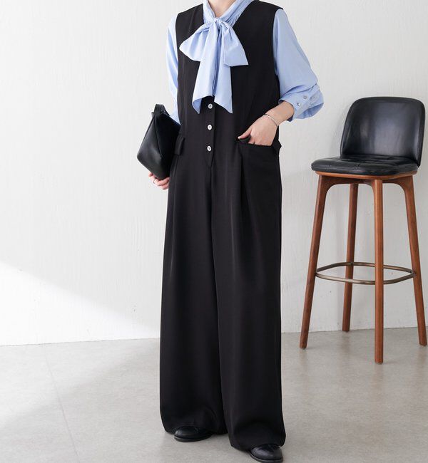  「【スタイルアップ】ベストオールインワン/セレモニー」|ワンピース|