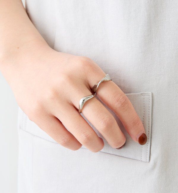  「【PAPILLONNER/パピヨネ】ツイスト2SETリング」|リング|