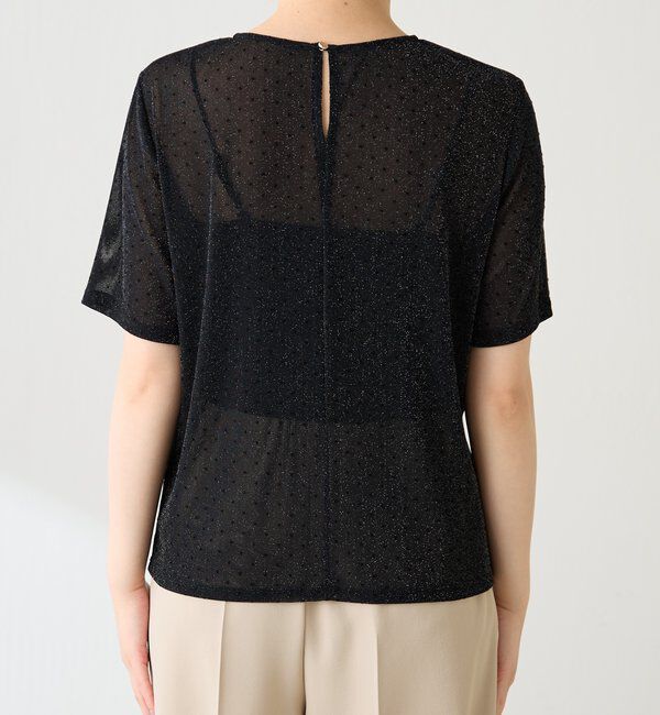  「【トレンドアイテム】シアードットチュールカットソー/アンサンブル」|Tシャツ・カットソー|