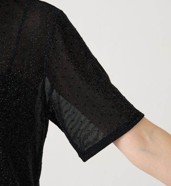  「【トレンドアイテム】シアードットチュールカットソー/アンサンブル」|Tシャツ・カットソー|