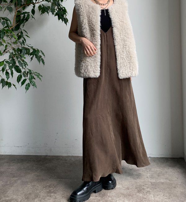  「キュプラキャミワンピース」|ワンピース|