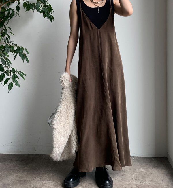  「キュプラキャミワンピース」|ワンピース|