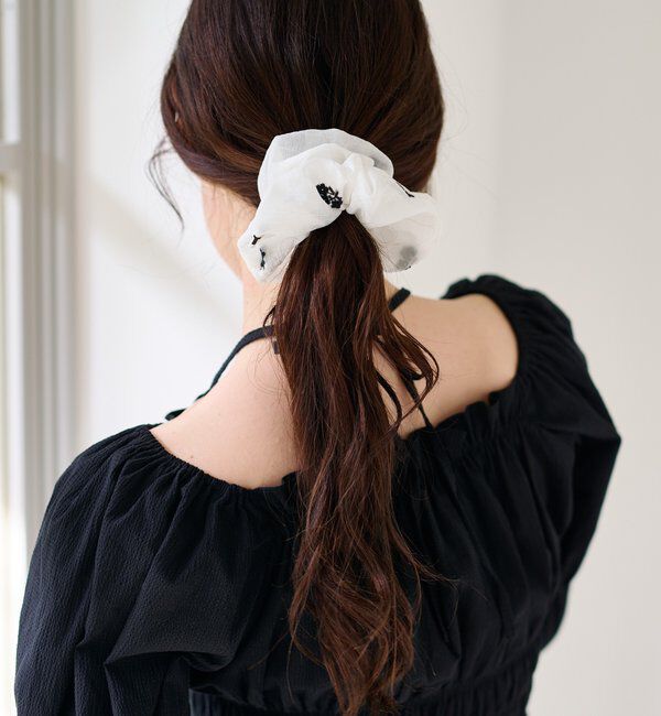  「【fiw.】フラワーステッチシュシュ」|その他|