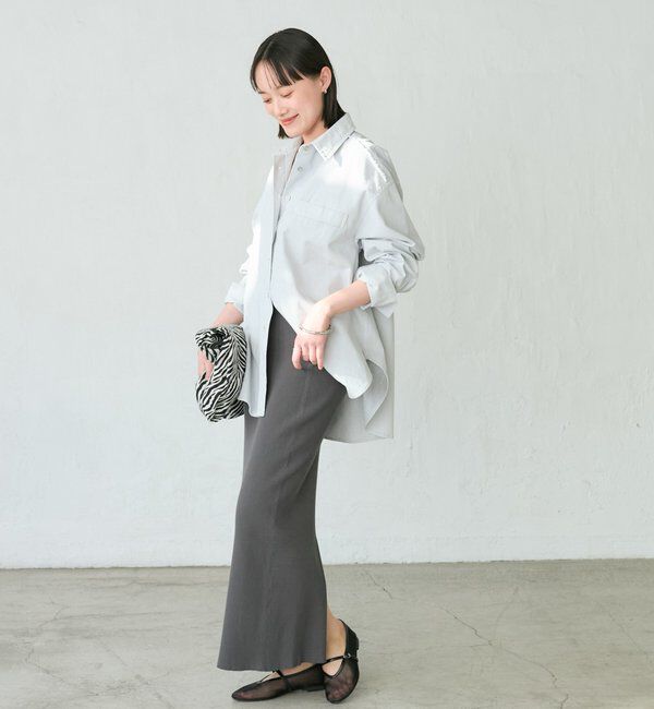  「【マイナス3kg/レビュー高評価☆】リブタイトスカート」|スカート|