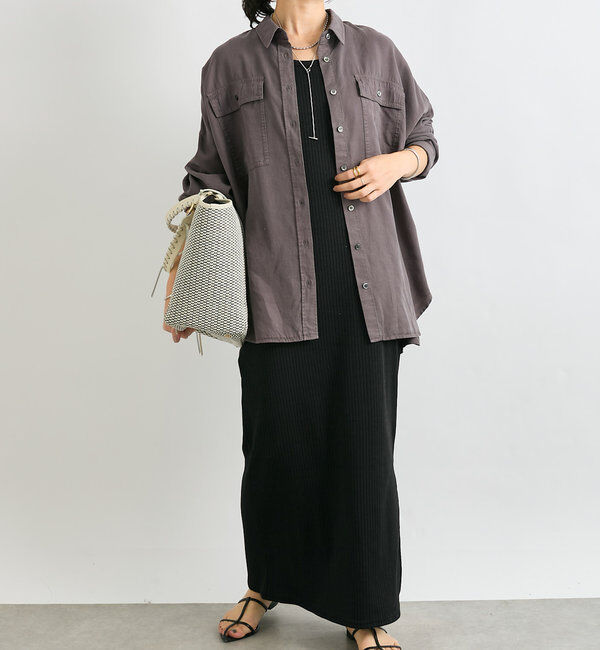  「【セットアップ可】ガーメントダイワイドシャツ」|シャツ・ブラウス|