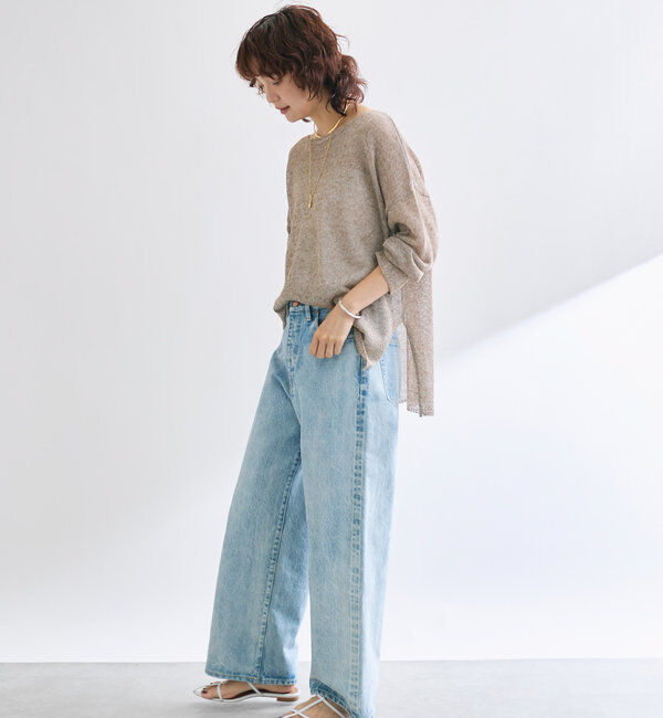  「メランジルーズニット」|ニット・セーター|