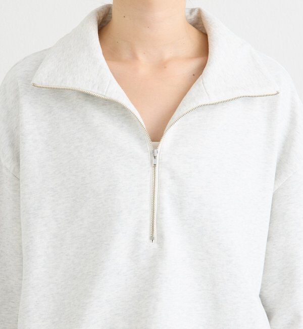  「【A・MONN(アモン)】ZIP SWEAT プルオーバー」|Tシャツ・カットソー|