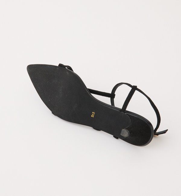  「予約【抜け感】ポインテッドラインサンダル」|サンダル|