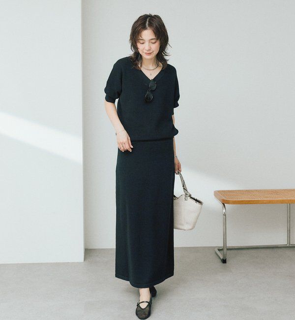  「【セットアップ可】ギマコットンセミマーメイドスカート」|スカート|