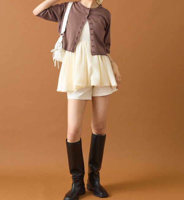  「チビボタンカーディガン」|カーディガン|