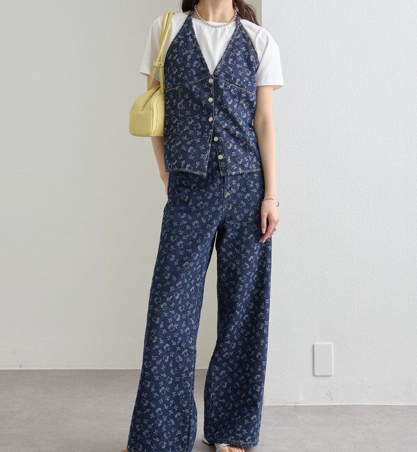  「フラワーデニムSETUP」|その他|ネイビー