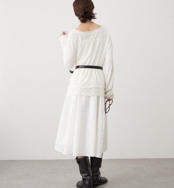  「レイヤードシアーロンT」|Tシャツ・カットソー|