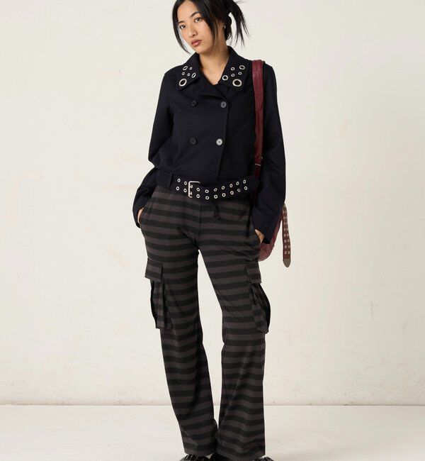  「TRアイレットショートPジャケット」|ブルゾン・スタジャン|