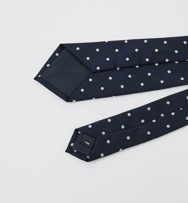 ABAHOUSE「【ウォッシャブル】ドットヘリンボン ネクタイ」|ネクタイ・蝶ネクタイ|