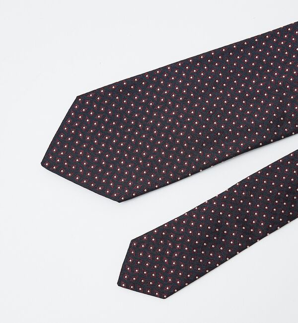 ABAHOUSE「【シルク100％】ドット柄 ネクタイ」|ネクタイ・蝶ネクタイ|