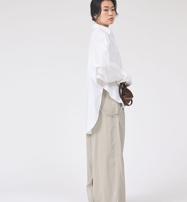 Rouge vif「ドルマンストレッチブロードビックシャツ」|シャツ・ブラウス|