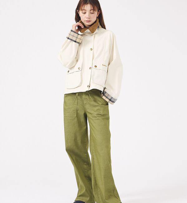 Rouge vif「【Barbour/バブアー】CROPPED BEADNELL  JACKET/バ」|ブルゾン・スタジャン|