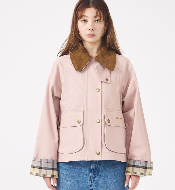 Rouge vif「【Barbour/バブアー】CROPPED BEADNELL  JACKET/バ」|ブルゾン・スタジャン|