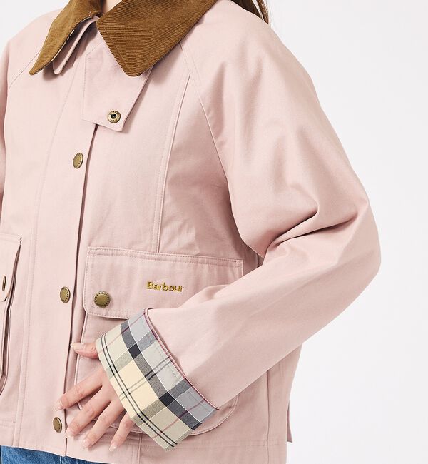 Rouge vif「【Barbour/バブアー】CROPPED BEADNELL  JACKET/バ」|ブルゾン・スタジャン|