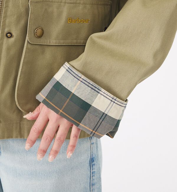Rouge vif「【Barbour/バブアー】CROPPED BEADNELL  JACKET/バ」|ブルゾン・スタジャン|
