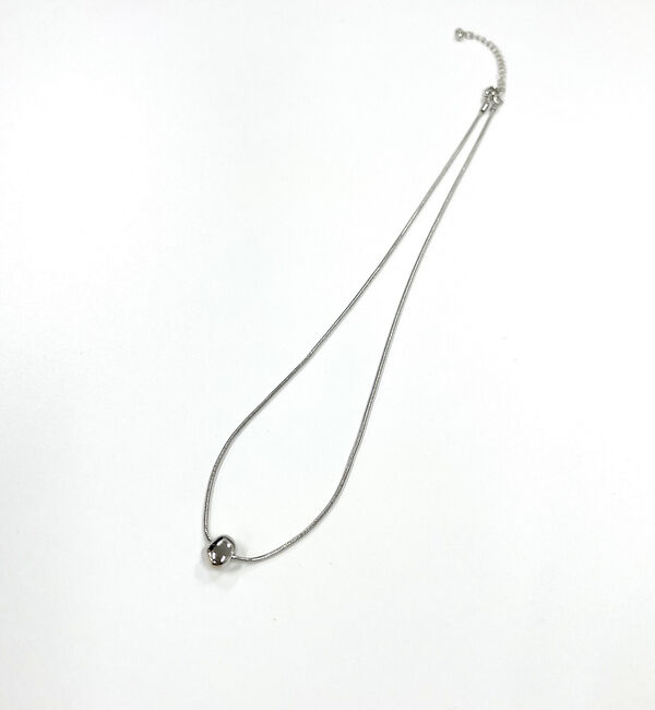 abahouse mavie「ドロップチェーンネックレス」|ネックレス|シルバー
