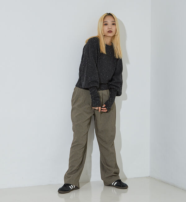 NOMINE「スパンコール ラメ ニット」|ニット・セーター|