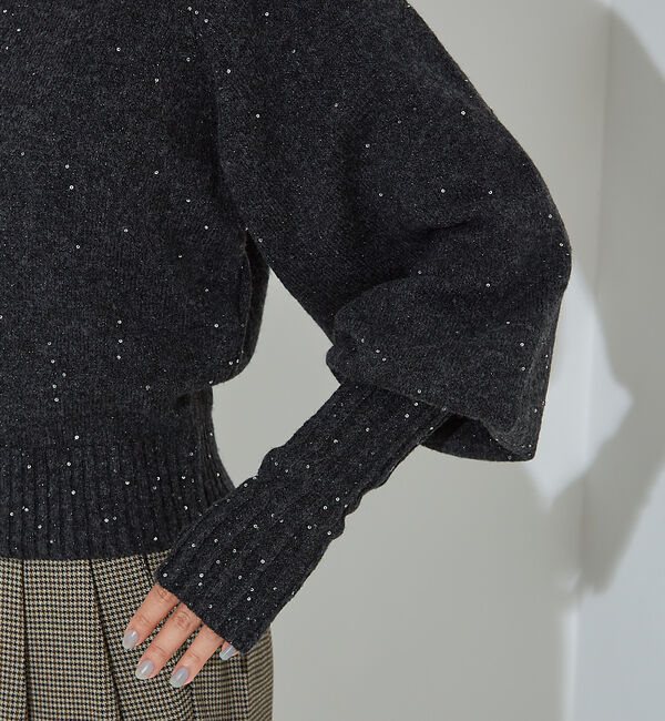NOMINE「スパンコール ラメ ニット」|ニット・セーター|