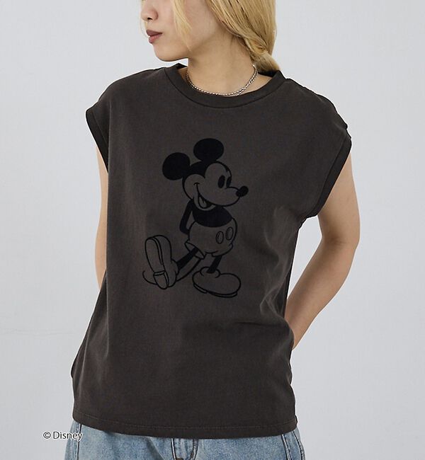 NOMINE「【GOOD ROCK SPEED】Disney / MICKEY / ミッキー」|Tシャツ・カットソー|チャコールグレー