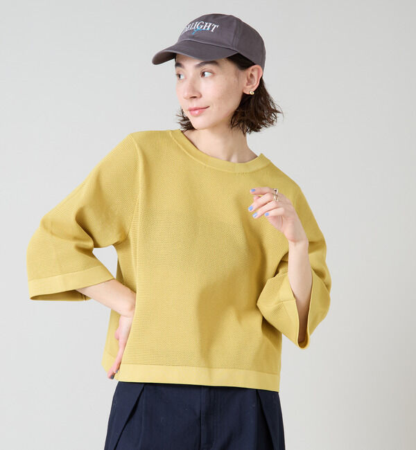 Liesse「メッシュ編みニットトップス」|ニット・セーター|