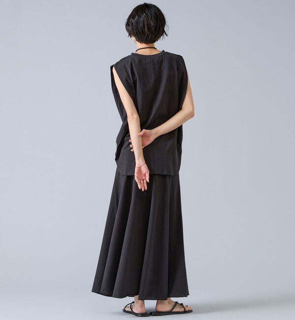 Liesse「【定番】カットソーフレアスカート」|スカート|