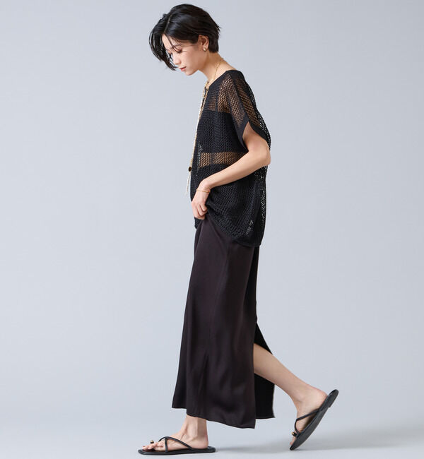 Liesse「マルチウェイメッシュスリッニット」|ニット・セーター|