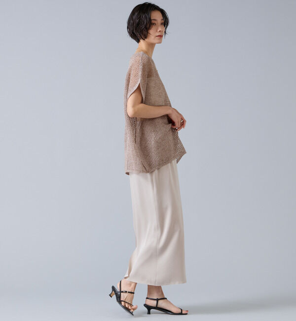 Liesse「マルチウェイメッシュスリッニット」|ニット・セーター|