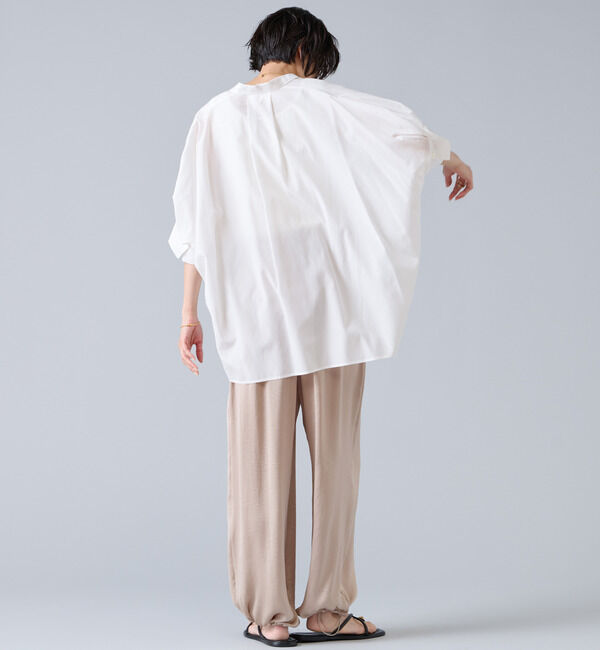 Liesse「オーガニックコットンワイドシャツ」|シャツ・ブラウス|