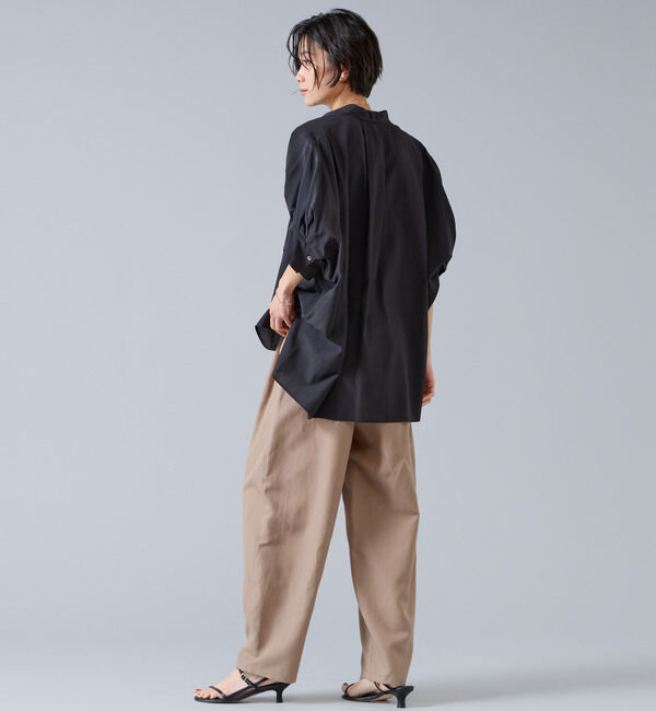 Liesse「オーガニックコットンワイドシャツ」|シャツ・ブラウス|