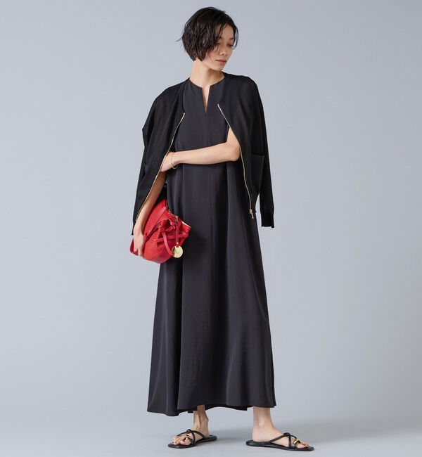 Liesse「後ろあきノースリーブマキシワンピース」|ワンピース|