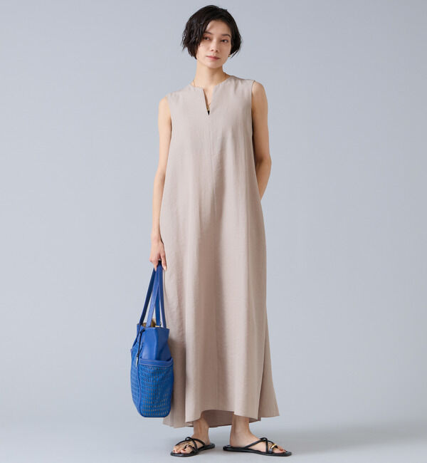 Liesse「後ろあきノースリーブマキシワンピース」|ワンピース|