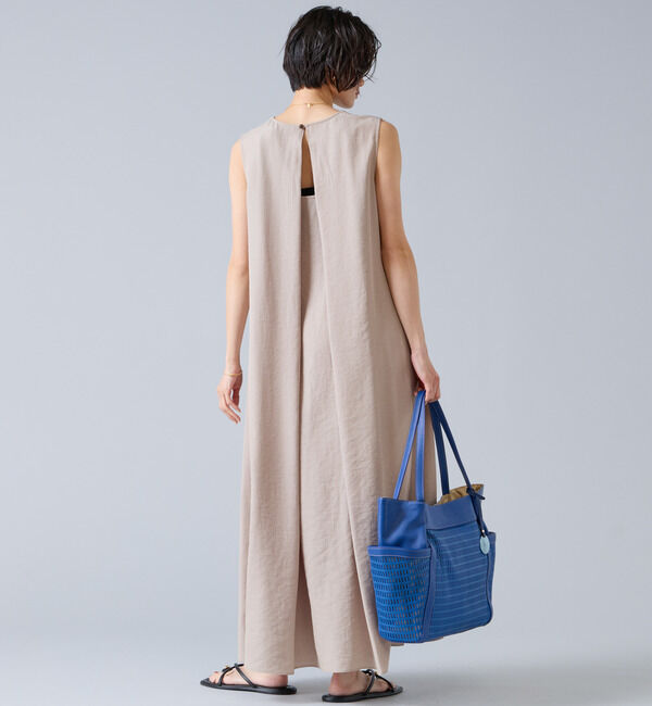 Liesse「後ろあきノースリーブマキシワンピース」|ワンピース|