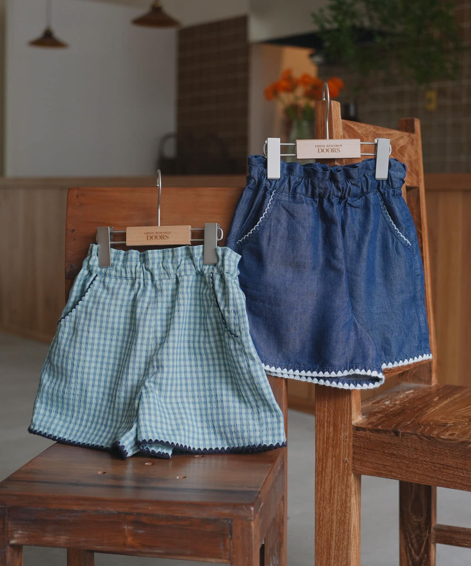 URBAN RESEARCH DOORS「『WEB/一部店舗限定サイズ』チェックキュロット(KIDS)」|その他|