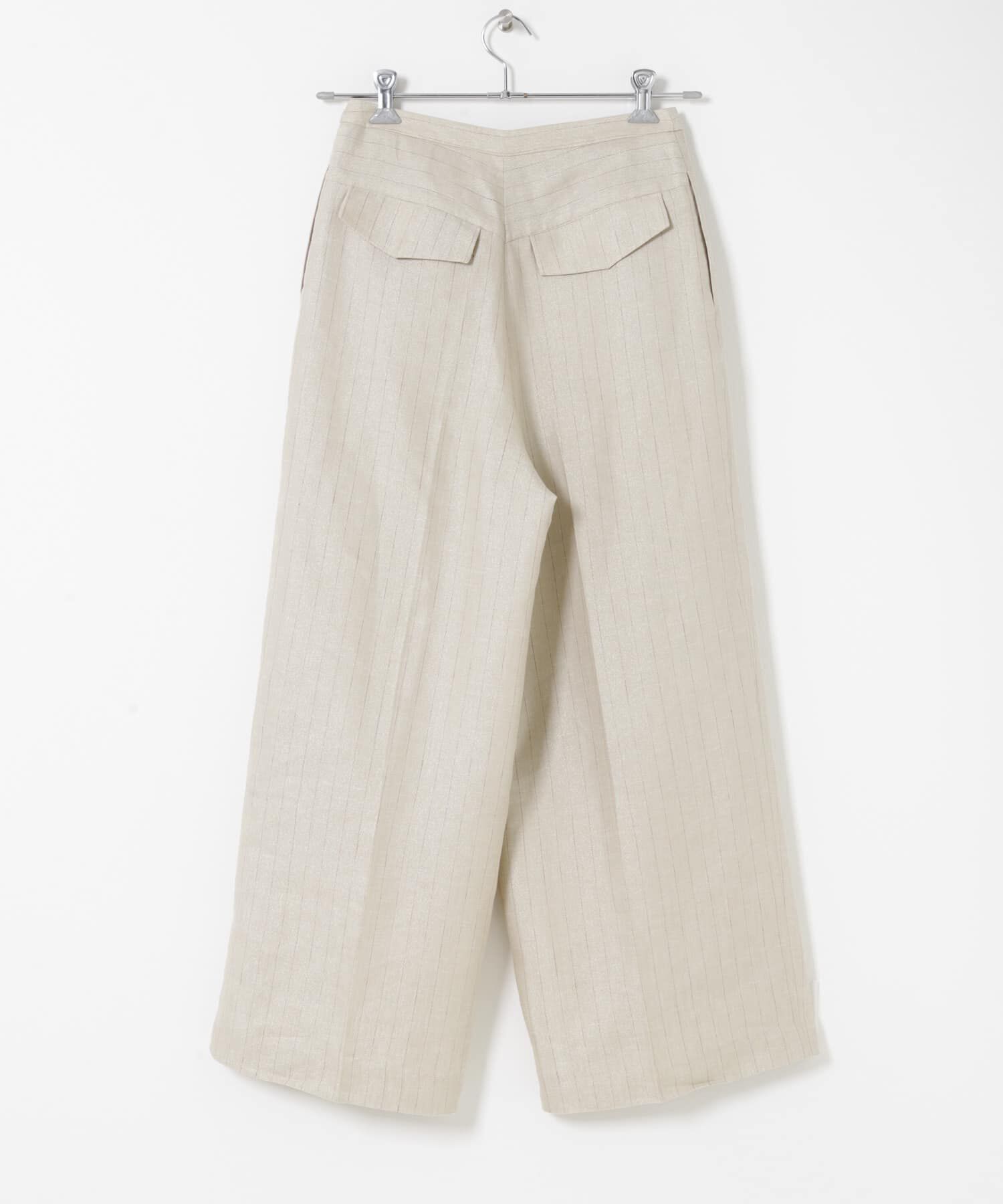 URBAN RESEARCH ROSSO「ラメリネンストライプワイドパンツ」|その他|